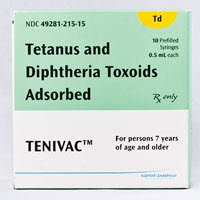 Tenivac™ Td Vaccine Indicated for People 7 Years .. .  .  
